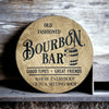 Bourbon Bar Wood Sign
